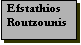Text Box: Efstathios
Routzounis
