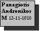 Text Box: Panagiotis
Andronikos
M 13-11-1810
